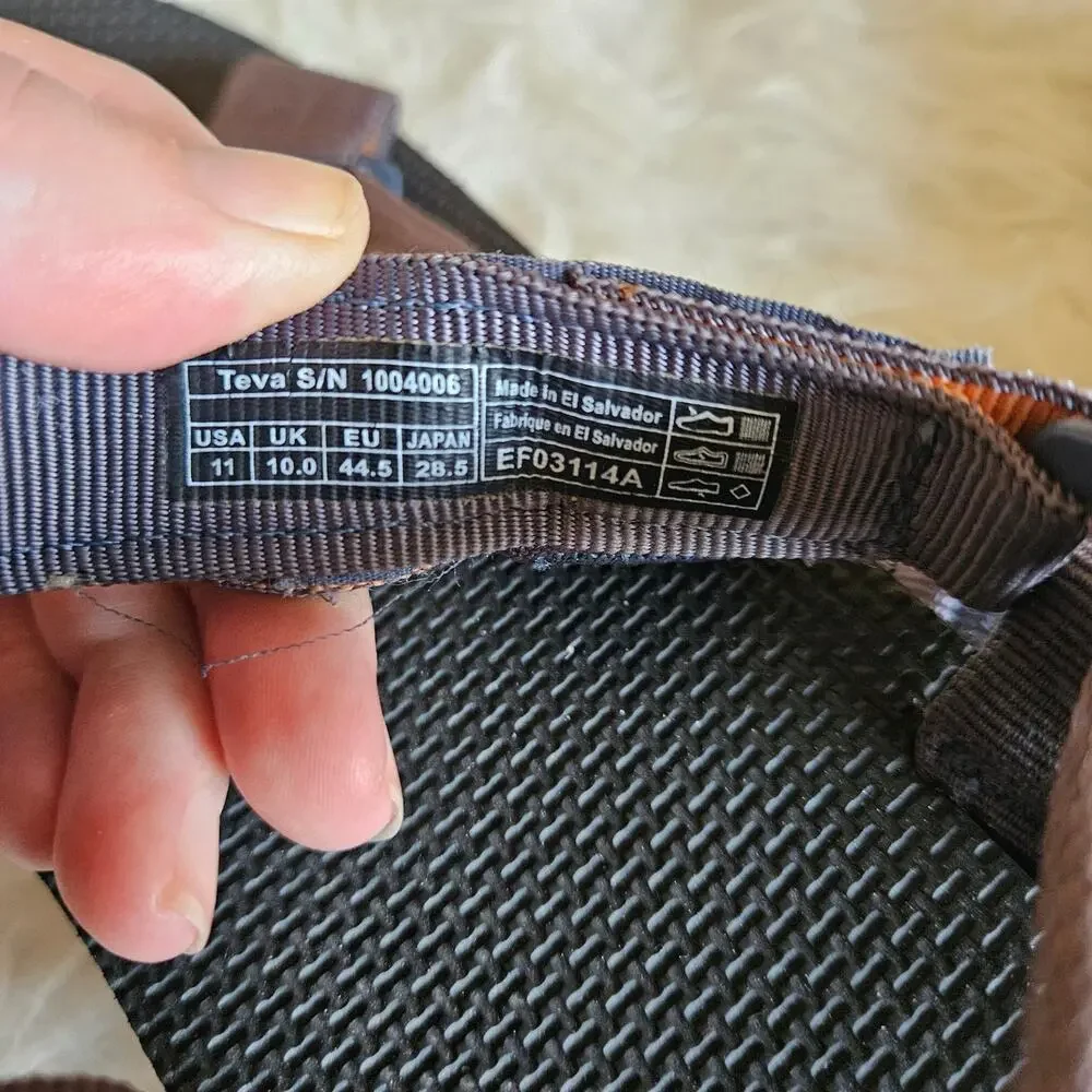 Mens Tevas Sandals Size 11